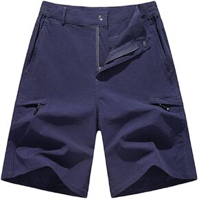 LTIFONE Mens Cargo Shorts,Quick Dry Outdoor Hiking Shorts,Mens Shorts with Zipper Multi Pockets in Kuwait