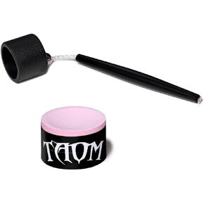 Pyro Billiard Pool Cue Premium Chalk - Pink - with Chalk Holder