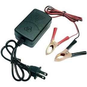 Car Battery Charger 12V Automatic Smart Battery Charger Maintainer Trickle Charger for Boats Motorcycles ATVs Riding Mowers & Car Truck SUV RV with Smart 3 Stage Charging & Power Indicator, Red