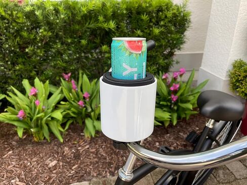 XL- White Bike Cup Holder - Handlebar Cup Holder for Bike, Scooter, Electric Bike, Bicycle, Wheelchair, Walker, Boat, Treadmill and More … in Saudi Arabia