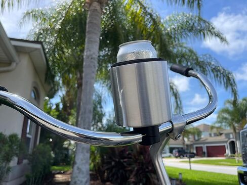 XL- حامل أكواب الدراجة الأبيض - حامل أكواب المقود للدراجة، سكوتر، دراجة كهربائية، دراجة، كرسي متحرك، مشاية، قارب، حلقة مفرغة والمزيد ... in Kuwait