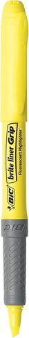 أقلام تحديد برايت من بيك، طرف مشطوف (1.6 مم)، ألوان باستيل وفلورسنت متنوعة، لإبراز واسع وتحديد الخطوط الدقيقة، 12 قطعة in Kuwait