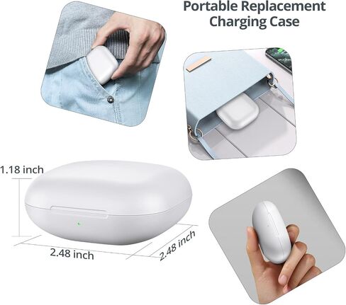 Charging Case Replacement Compatible for Beats Fit Pro, Portable Charger Case Support to Wireless Pairing, with Sync Button, 700mAh Built-in Battery, Charge Earbuds 3 Times, Black in Kuwait