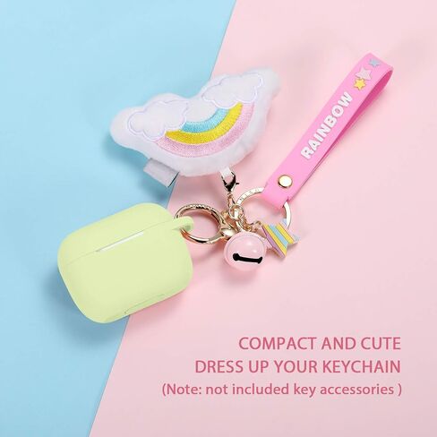 Night-Glow AirPods Pro Case Cover, Hamile Silicone Cases with Keychain Accessories for Apple Airpod Pro 1st/2nd Case 2019 2022, Women Men in Saudi Arabia