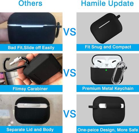 Night-Glow AirPods Pro Case Cover, Hamile Silicone Cases with Keychain Accessories for Apple Airpod Pro 1st/2nd Case 2019 2022, Women Men in Saudi Arabia