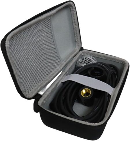 حقيبة حمل صلبة متوافقة مع ميكروفون صوتي ديناميكي قلبي Shure SM58/PGA48/SM48S/BETA 58A/PGA58/SV200/SV100/KSM8 (SM58/PGA48/SM48S/BETA 58A/PGA58) in Kuwait