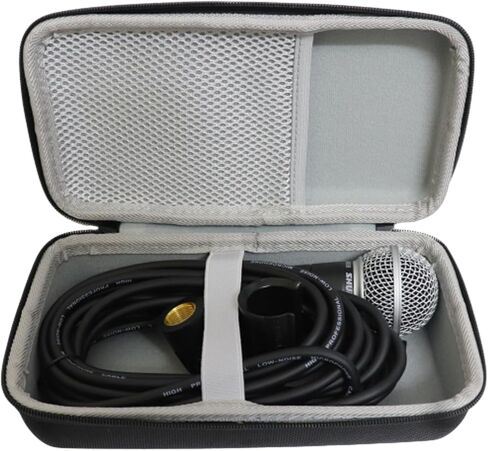 حقيبة حمل صلبة متوافقة مع ميكروفون صوتي ديناميكي قلبي Shure SM58/PGA48/SM48S/BETA 58A/PGA58/SV200/SV100/KSM8 (SM58/PGA48/SM48S/BETA 58A/PGA58) in Kuwait
