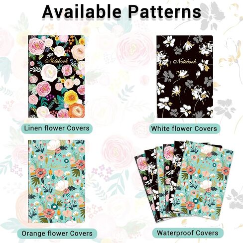 3 عبوات من دفاتر الملاحظات مقاس A5 - دفاتر يومية مبطنة، مقاس 8 بوصات × 5 بوصات، 180 صفحة/حزمة، ورق سميك 100 جرامًا للمتر المربع، دفاتر ملاحظات كلاسيكية مسطرة بالكلية للمكتب واللوازم المدرسية in Kuwait