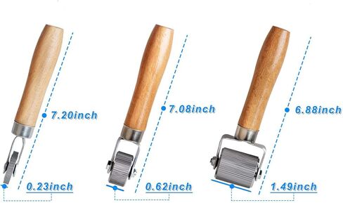 Car Sound Deadener Hand Roller Sound Noise Proof Insulation Tool 3PCS for Auto Noise Roller Car Sound Deadener Application Installation Tool Rolling Wheel Interior Accessories in Kuwait