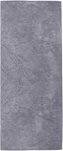 JBM Yoga Towel 72 inch x 26 inch Yoga Mat Towel Soft Non Slip Yoga Blanket Sweat Absorbent Folded Yoga Mat Towel for Yoga Meditation Pilates and Workout - One Size Fits All (Gray, Yoga Towel) in Saudi Arabia