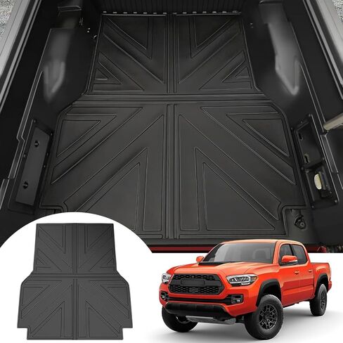 حصيرة سرير الشاحنة لـ 2005-2023 Toyota Tacoma 5Ft سرير قصير TPE مناسب لجميع الأحوال الجوية Tacoma بطانة سرير خلفية لـ 2005-2020 2021 2022 2023 Tacoma Accessories in Kuwait