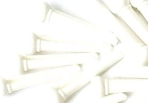 Generic 12 psc Guitar Bridge Pins Plastic with Dot Black in Saudi Arabia