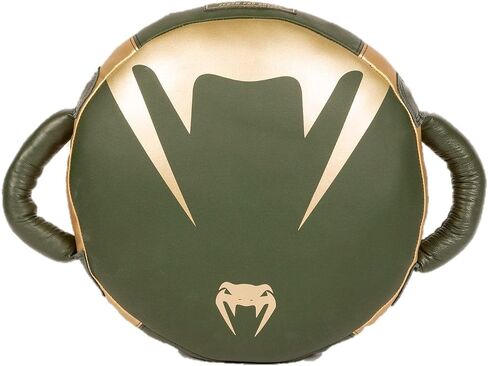 Venum Pro Boxing Round Punch Shield - Khaki/Gold in Saudi Arabia