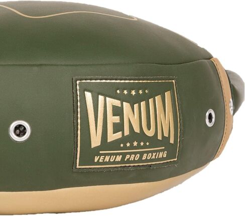 Venum Pro Boxing Round Punch Shield - Khaki/Gold in Saudi Arabia