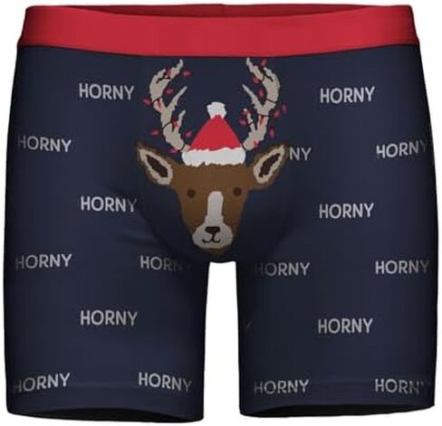 Tipsy Elves Men's Funny Christmas Underwear, Hilarious Xmas Boxer Briefs in Kuwait