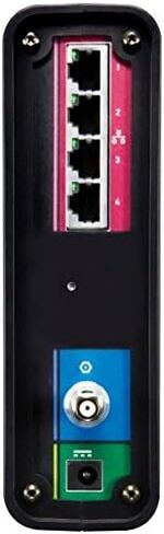 ARRIS Surfboard SBG6580-2 8x4 DOCSIS 3.0 كابل مودم / Wi-Fi N600 (N300 2.4 جيجا هرتز + N300 5 جيجا هرتز) جهاز توجيه ثنائي النطاق - عبوة البيع بالتجزئة باللون الأسود (570763-034-00) in Kuwait