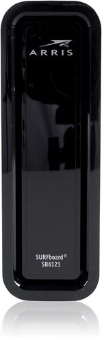 ARRIS SURFboard SB6121 4x4 DOCSIS 3.0 كابل مودم (متجدد) - أسود in Kuwait