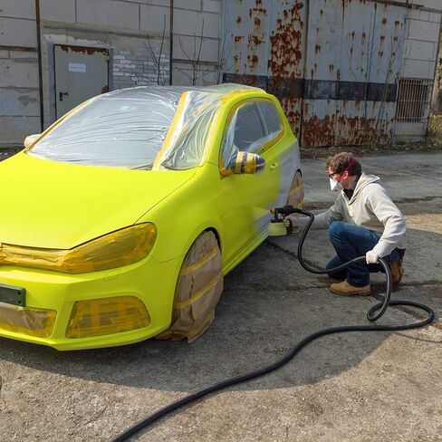 Wagner Spraytech 0529031 Black MotoCoat بخاخ طلاء كامل للسيارات والشاحنات، مسدس رش طلاء السيارات، بنادق رش طلاء إصلاح الجسم، رشاشات الطلاء للسيارات in Kuwait