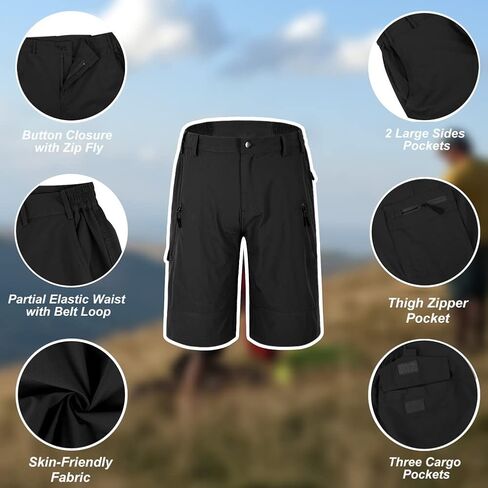 Nonwe المشي لمسافات طويلة السراويل الرجال في الهواء الطلق مقاومة للماء سريعة الجافة السراويل البضائع in Kuwait