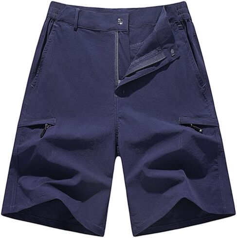 LTIFONE Mens Cargo Shorts,Quick Dry Outdoor Hiking Shorts,Mens Shorts with Zipper Multi Pockets in Kuwait