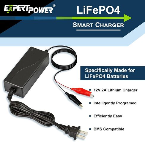 شاحن ذكي ExpertPower 12V 5A لبطاريات الليثيوم LiFePO4 القابلة لإعادة الشحن ذات الدورة العميقة in Kuwait