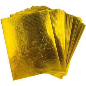BLESS 200Pcs Gold Foil Chinese Joss Paper Yellow Ancestor for Funeral Qingming Festival Hungry Ghost Festival in Saudi Arabia