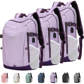 Travel Backpack for Women & Men, Lightweight Backpacks with USB Charging Port in 3 Size, TSA 13.5/15.6/17.3 inch Laptop Backpack, Casual Hiking Daypack for Camping Weekender Business Outdoor in Kuwait