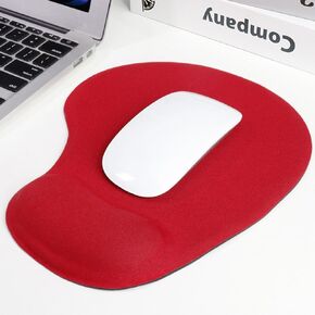 Ergonomic Mouse Pad with Wrist Rest, Gel Wrist Support Mousepad, Pain Relief Laptop Computer Mouse Pad, Non-Slip Mouse Pads for Office & Home (Black) in Saudi Arabia