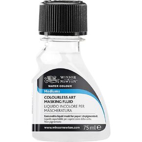 Winsor and Newton 75-Milliliter Watercolor Art Masking Fluid, Colorless - 3222-904