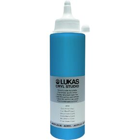 Cryl Studio 250ml Premium Quality Acrylic Paint - Cyan (Primary Blue)