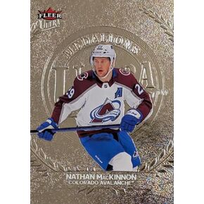 2022-23 Fleer Ultra Medallions Nathan Mackinnon Avalanche Card #M-25