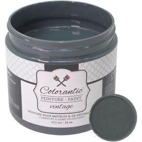 لون الأطلسي | Pring Breeze Chalk Paint على أساس الأثاث DIY - الطلاء الحرفي متعدد السطح | لوحة ديكور المنزل الخضراء ذات النعناع الخضراء (16 أوقية ، نسيم الربيع) in Kuwait