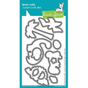 Lawn Fawn LF653 Lawn Cuts Custom Craft Die - Critters من الماضي