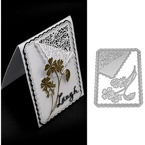 L-Sunday Lace Flower Flower Metal Contcts Cuts Die ، Diy Crafts Template Maple Lace Flower Scrapbook Cards Diays Cutting Stencils for DIY Motoring Card