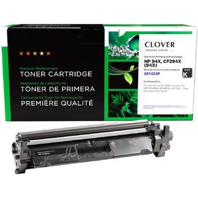 Clover Remanufactured High Yield Toner Cartridge Replacement for HP 94X (CF294X) | Black