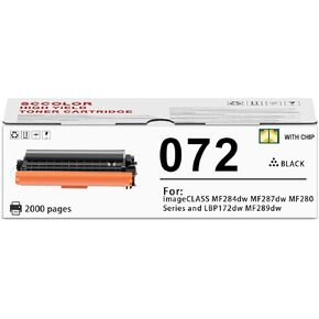 072 استبدال خرطوشة الحبر الأسود لـ Canon 072 استخدام خرطوشة الحبر MF284DW MF287DW MF289DW LBP170 PRINTER