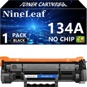 Nineleaf 134a استبدال خرطوشة الحبر المتوافقة مع HP W1340A 134A خرطوشة الحبر الأسود استخدام لليزر M209DW MFP M234DW M234SDW M234SDN Printer (1 Pack ، 1100 Page ، No Ship)