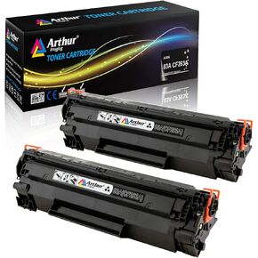 Arthur Imaging Compatible Toner Cartridge Replacement For HP CF283A (HP 83A) (Black, 2-Pack)