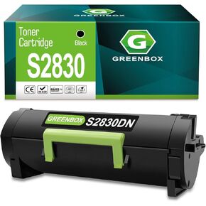 GREENBOX Compatible S2830 High Yield Black Toner Cartridge Remanufactured for Dell S2830DN S2830 593-BBYP GGCTW CH00D 2830ND FR3HY TC2RH 3RDYK 593-BBYO Printer ( 8,500 Pages High Yield, Black, 1-Pack)