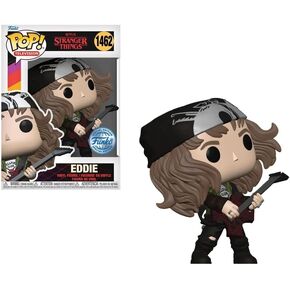 Funko Pop! TV: Stranger Things Season 4 Eddie with Guitar #1462 (Exclusive) – Official Netflix Vinyl Figure Collectible