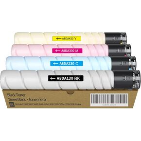 SAIDING Compatible Toner Cartridge Replacement for Konica TN324 TN512 TN514 to Use with Minolta Bizhub C258 C308 C368 C454 C454e C458 C554 C554e C558 C658 Printer (4 Pack)