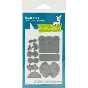 Lawn Cuts Custom Craft Die -Tiny Gift Box Frog Add-On -LF2525