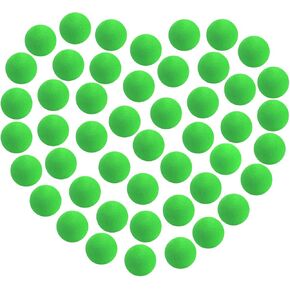48 Pieces Power Popper Refill Balls Soft Foam Balls Approx 1.2 Inch in Diameter, Foam Balls for Popper Air Blaster Toy Guns, Replacement Foam Bullet Ball for Shooting Game Toy Guns (Red)