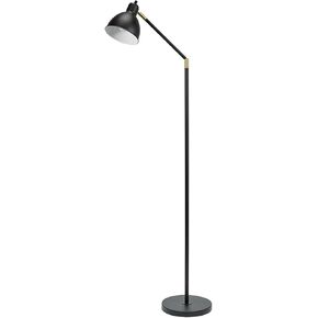 Catalina Lighting 20093-001 Modern Adjustable Floor Lamp, Standing Lamp, Living Room Light for Bedroom, Office or Apartment, LED Bulb NOT Included, 54.5", Black