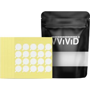 نقاط ملصق مزدوجة من جانب Vvivid