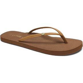 Cobian Women's Nias Bounce Skinny Synthetic Leather Strap Flip-Flop Sandals in Saudi Arabia