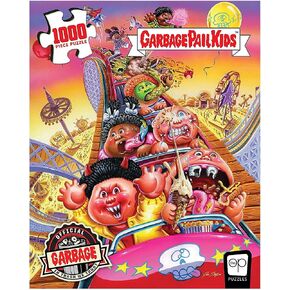 Garbage Pail Kids Thrills and Chills 1000 Piece Jigsaw Puzzle | Officially Licensed Garbage Pail Kids Merchandise | Collectible Puzzle Featuring Original GPK Favorites