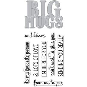 Arts Arts DC283 Big Hugs Stamp & Cut