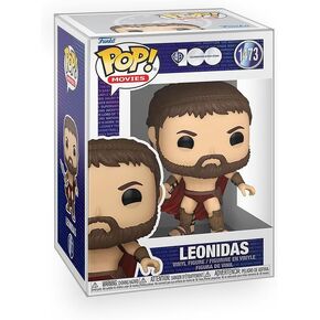 Pop Movies: 300 - Leonidas King of Spartans Vinyl Figure Bundle with Compatible Funko Box Protector