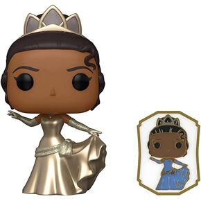 البوب! مجموعة Princess Ultimate - Tiana Pop & Pin Vinyl Figure - Shop Exclusive
